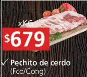 Supermercados Aiello Pechito De Cerdo oferta