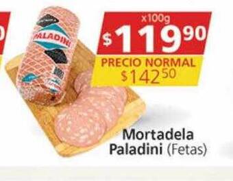 Supermercados Aiello Mortadela Paladini oferta