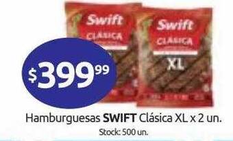 Cordiez Hamburguesas Swift Clásica oferta