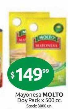 Cordiez Mayonesa Molto Doy Pack oferta