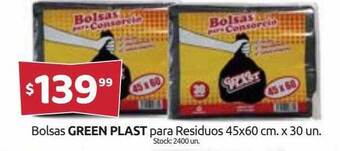 Cordiez Bolsas Green Plast Para Residuos oferta