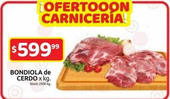 Cordiez Bondiola De Cerdo oferta