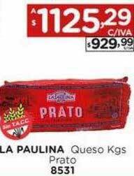 Hipermay La Paulina Queso Prato oferta