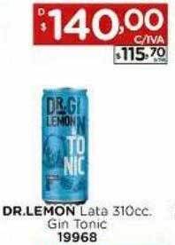 Hipermay Dr Lemon Lata Gin Tonic oferta