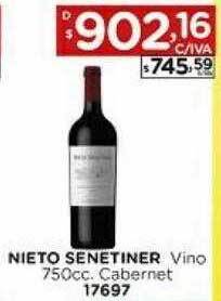 Hipermay Nieto Senetiner Vino Cabernet oferta