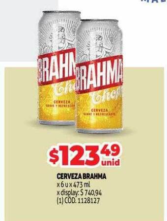 Makro Cerveza Brahma oferta