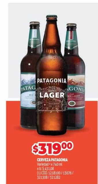 Makro Cerveza Patagonia oferta