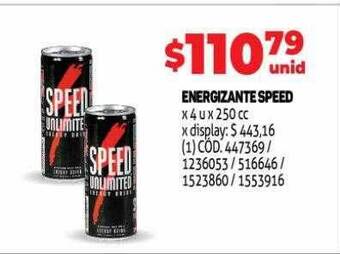 Makro Energizante Speed oferta