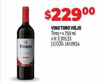 Makro Vino Toro Viejo oferta
