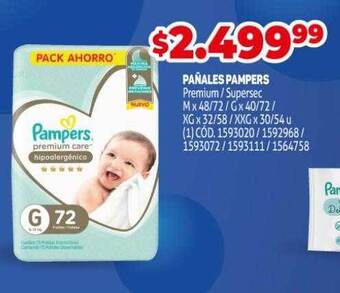 Makro Pañales Pampers oferta