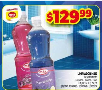 Makro Limpiador M&k oferta