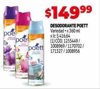 Makro Desodorante Poett oferta