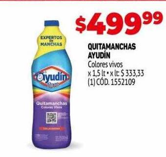 Makro Quitamanchas Ayudín oferta