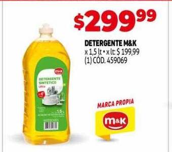 Makro Detergente M&k oferta