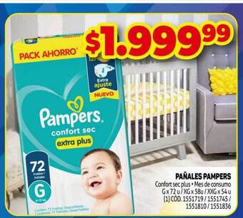 Makro Pañales Pampers oferta