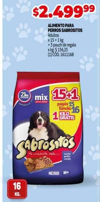 Makro Alimento Para Perros Sabrositos oferta