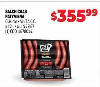 Makro Salchichas Patyviena oferta