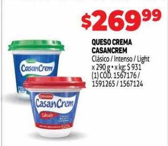 Makro Queso Crema Casancrem oferta