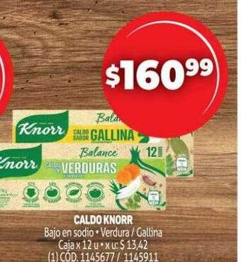 Makro Caldo Knorr oferta