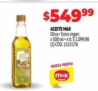 Makro Aceite M&k oferta