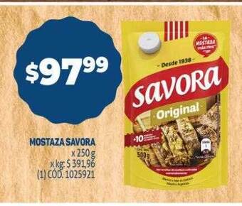 Makro Mostaza Savora oferta