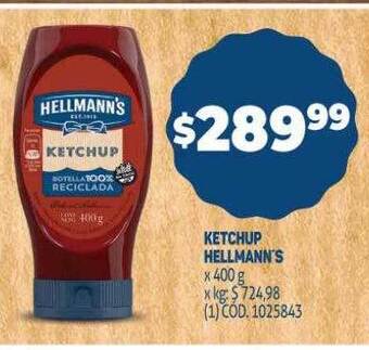 Makro Ketchup Hellmann's oferta