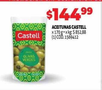 Makro Aceitunas Castell oferta