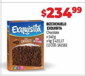 Makro Bizcochuelo Exquisita oferta