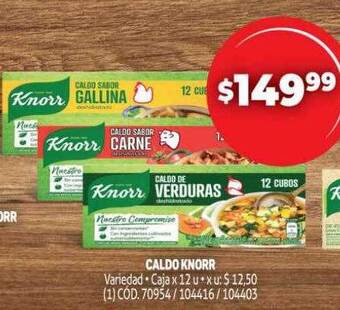Makro Caldo Knorr oferta