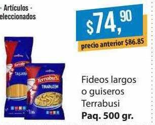 Supermercados Damesco Fideos Largos O Guiseros Terrabusi oferta