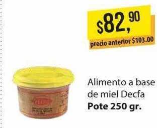 Supermercados Damesco Alimento A Base De Miel Decfa oferta