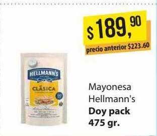 Supermercados Damesco Mayonesa Hellmann's oferta