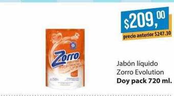 Supermercados Damesco Jabón Líquido Zorro Evolution oferta