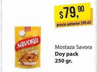 Supermercados Damesco Mostaza Savora oferta