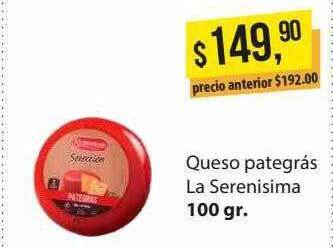 Supermercados Damesco Queso Pategrás La Serenisima oferta