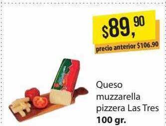 Supermercados Damesco Queso Muzzarella Pizzera Las Tres oferta