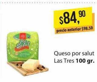 Supermercados Damesco Queso Por Salut Las Tres oferta