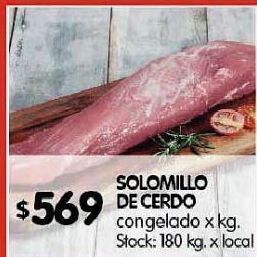 Disco Solomillo de cerdo x kg oferta