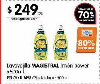 Disco Lavavajillas magistral x 500ml oferta