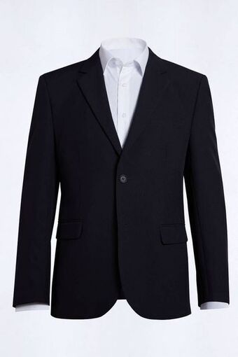 Macowens Traje liso slim fit azul marino oferta