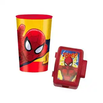 Avon Set x2 spiderman - portacepillo + vaso oferta