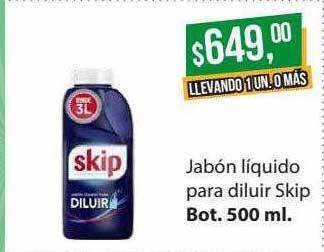 Supermercados Damesco Jabon Liquido Para Diluir Skip oferta