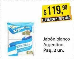 Supermercados Damesco Jabón Blanco Argentino oferta