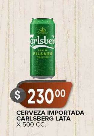 Supermercados Mayor Cerveza Importada Carlsberg Lata oferta
