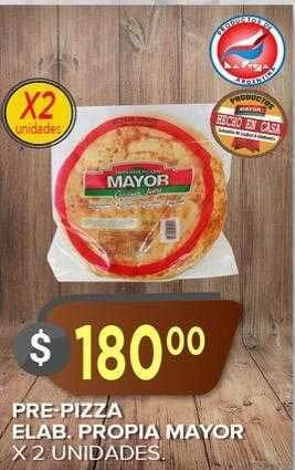 Supermercados Mayor Pre-pizza Elab Propia Mayor oferta