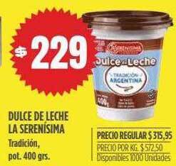 Supermercados Vea Dulce De Leche La Serenísima oferta