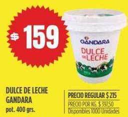 Supermercados Vea Dulce De Leche Gandara oferta