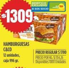 Supermercados Vea Hamburguesas C&co oferta