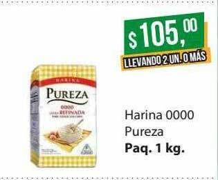 Supermercados Damesco Harina 0000 Pureza oferta
