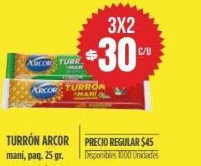 Supermercados Vea Turrón Arcor oferta